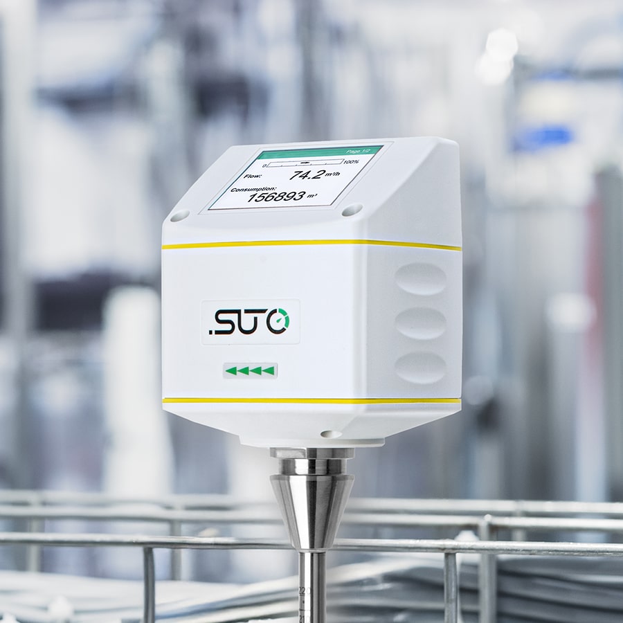 Termický hmotnostní průtokoměr S401 pro stlačený vzduch a plyny